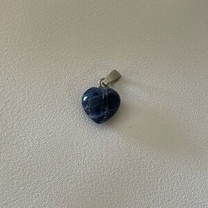 Mini Heart Sodalite Pendant